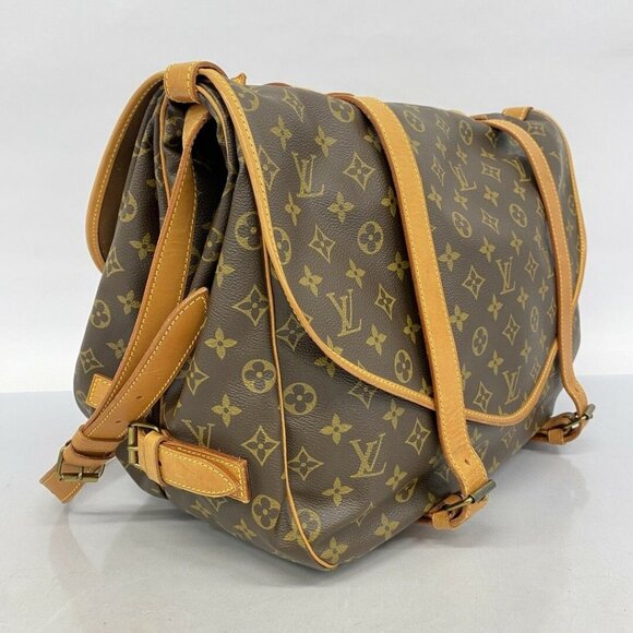🔥EXTRA LARGE🔥 Authentic Louis Vuitton Saumur 43 Crossbody Shoulder Bag Boho - Picture 9 of 15